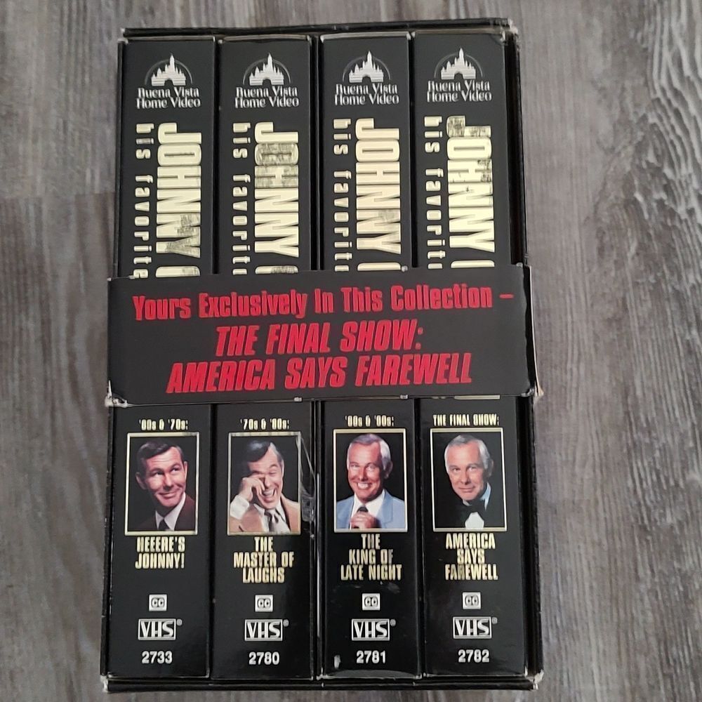 The Johnny Carson Collection his favorite moments from the Tonight Show Set of 4